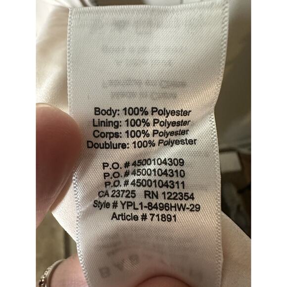 Aritzia Babaton Cream Gray Wallace Snake Print True Wrap Dress Short Sleeve XS - Picture 8 of 15